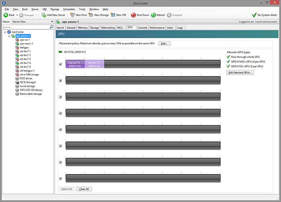 在安装过程中显示Citrix XenDesktop vGPU